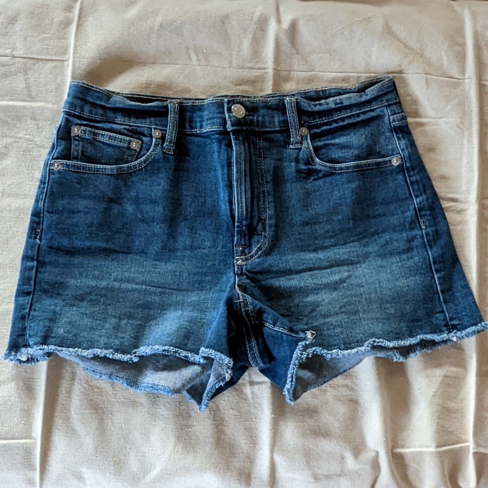 Gap High Rise Cut Off Jean Shorts, Like New, Size 6